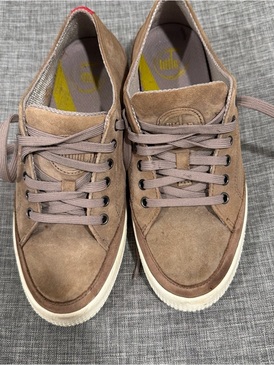 Fitflop Shoes - Fitflop Men’s Suede Sneakers - Taupe